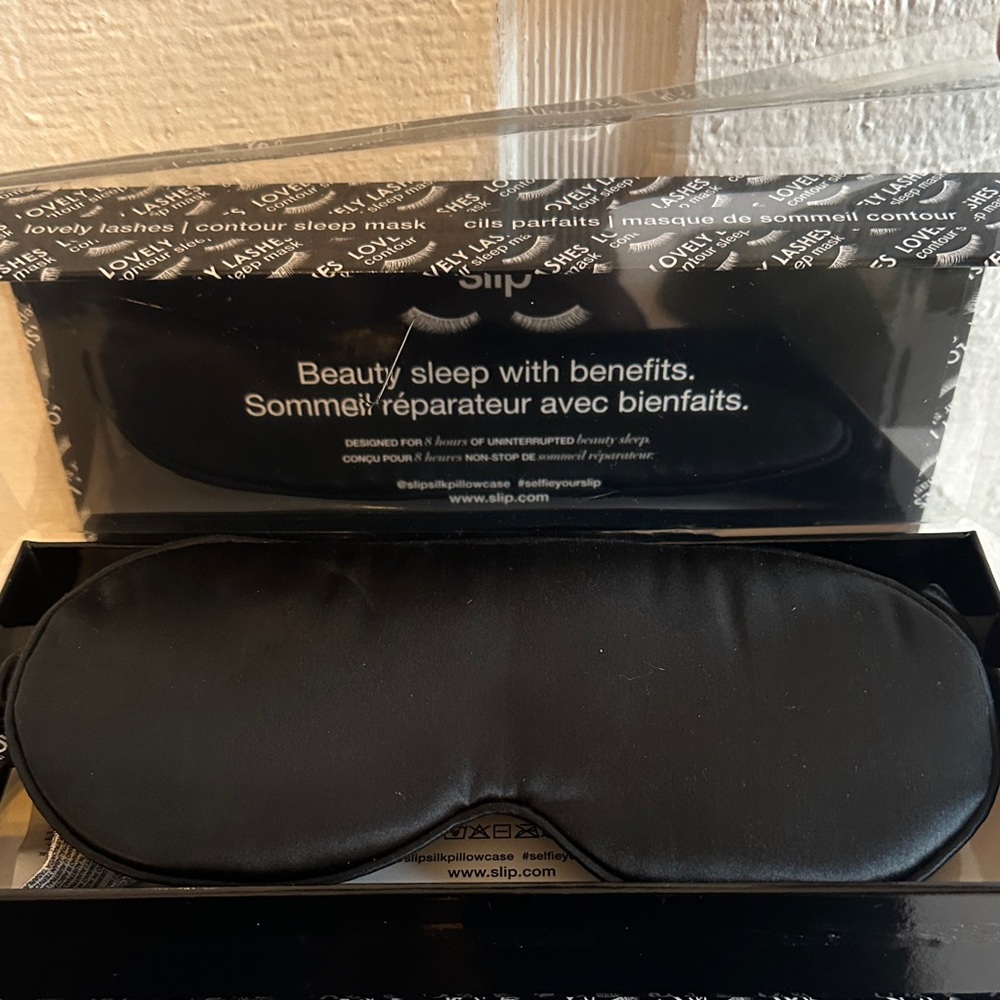 Slip Black and White Contour Sleep Mask